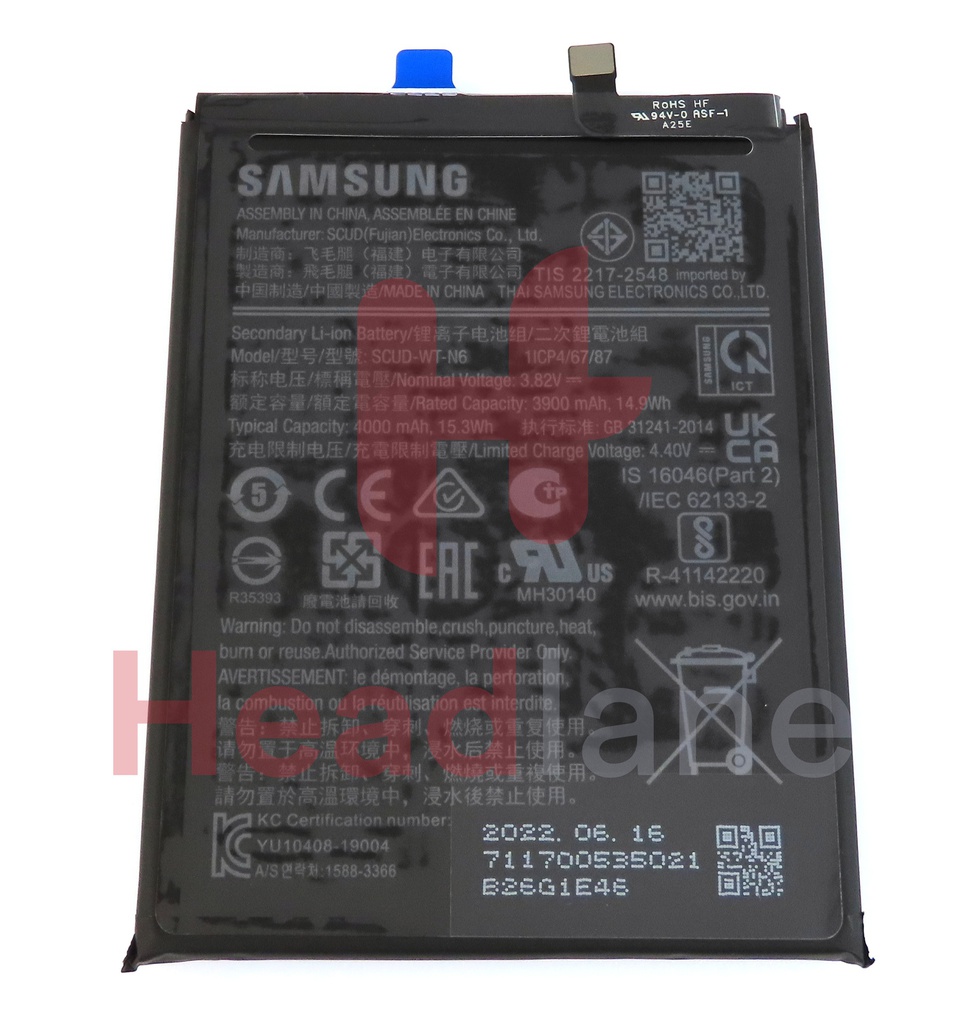 Samsung SM-A107 A207 Galaxy A10s A20s SCUD-WT-N6 Internal Battery ...